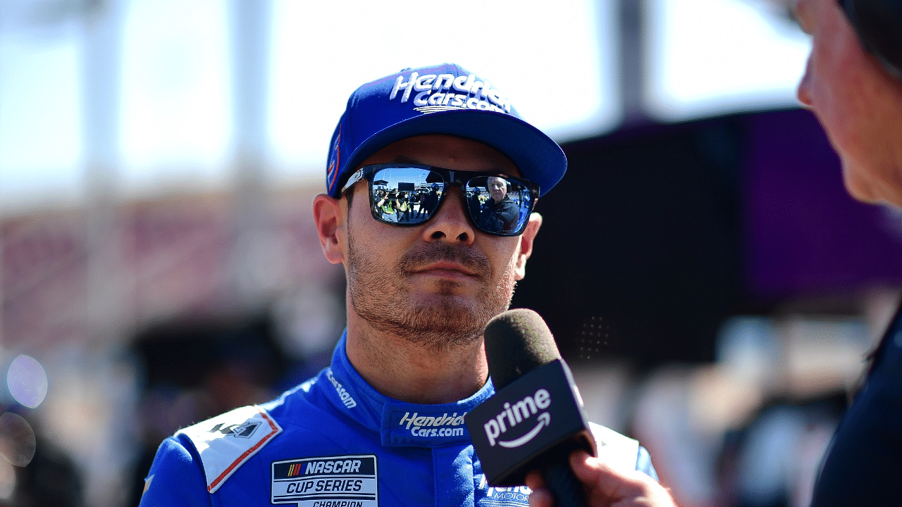 NASCAR Cup Series driver Kyle Larson (5) during qualifying for the Shrines Children’s 500 at Phoenix Raceway.