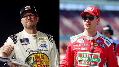 Dale Earnhardt Jr. (L) and Joey Logano (R)