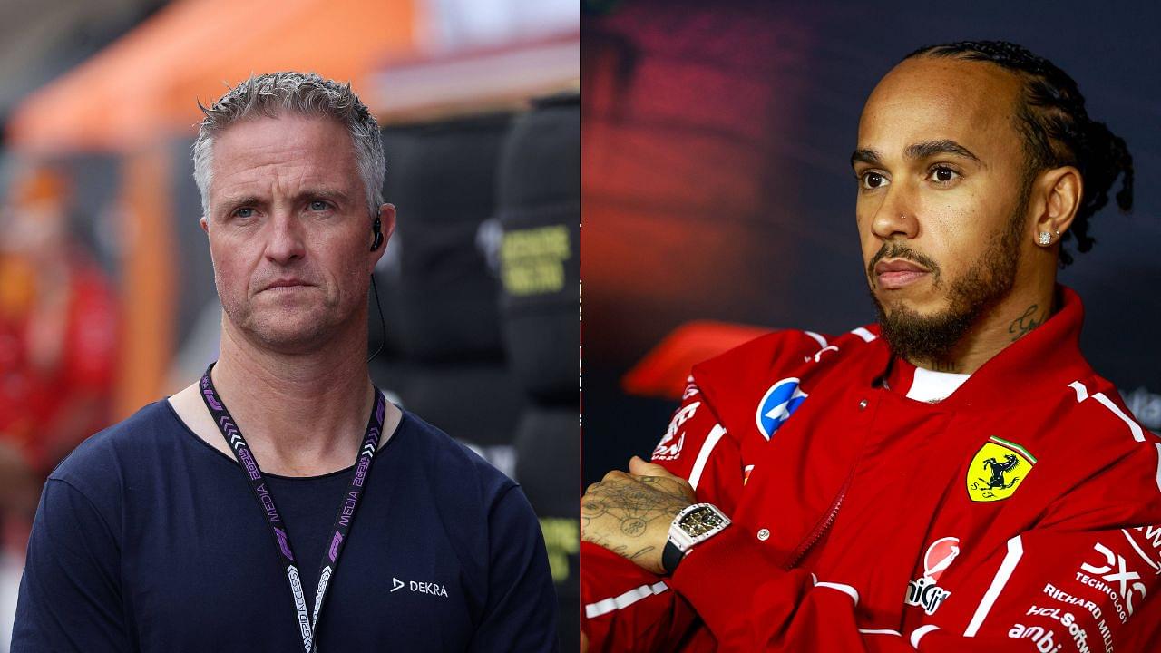 Ralf Schumacher(L) and Lewis Hamilton(R)