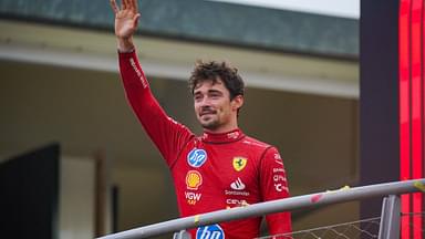 Charles Leclerc celebrates the win of the race during Formula 1 - Pirelli Italian Grand Prix 2024 - Race, Formula 1 Championship in Monza, Italy