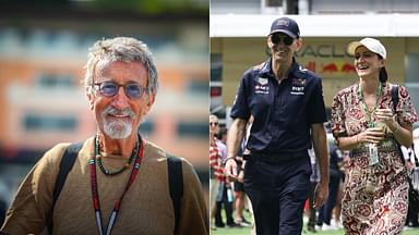 Eddie Jordan(L), and Adrian and Amanda Newey(R)