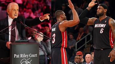 Pat Riley, Dwyane Wade, and LeBron James