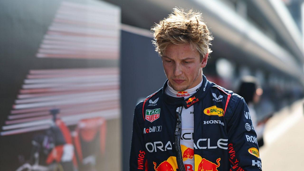 Liam Lawson of New Zealand and Oracle Red Bull Racing is disappointed after Sprint Qualifying ahead of the F1 Grand Prix of China at Shanghai International Circuit in Shanghai, China, on March 21, 2025