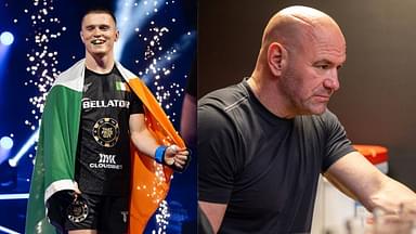 Paul Hughes (L), Dana White (R)