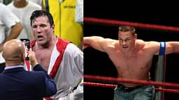 Chael Sonnen (L), John Cena (R)