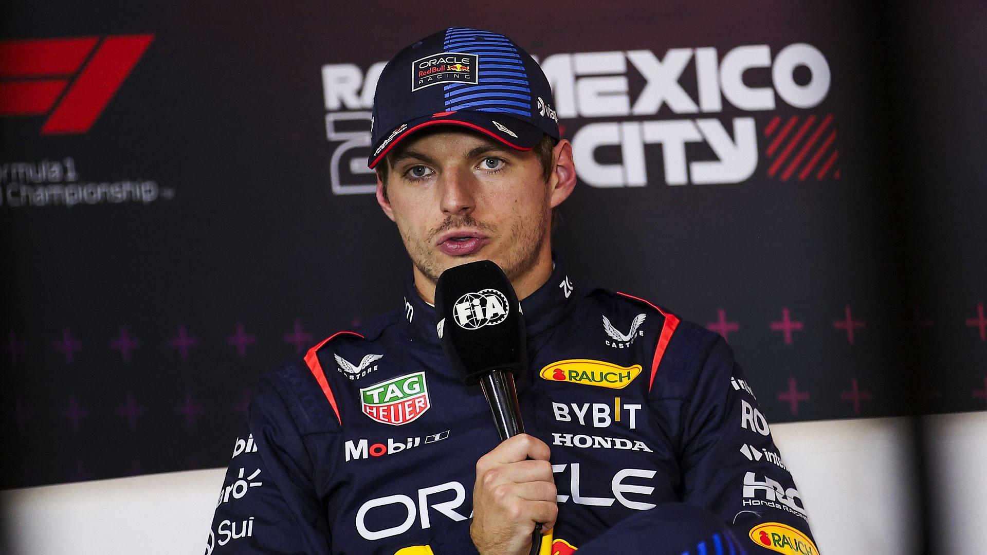 VERSTAPPEN Max (ned), Red Bull Racing RB20, portrait during the Formula 1 Mexico City Grand Prix 2024, 20th round of the 2024 Formula One World Championship