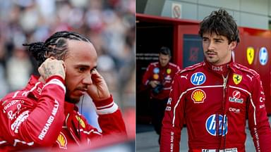 Lewis Hamilton(L), Charles Leclerc(R)