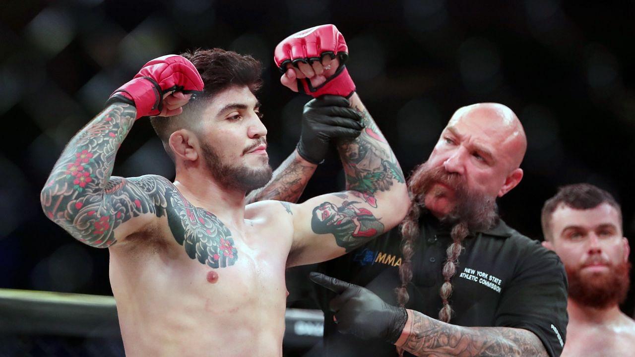 Dillon Danis after his win over Max Humphrey during Bellator 222 at Madison Square Garden. Danis won the fight