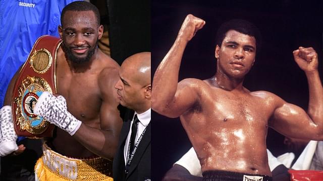 Terence Crawford (L), Muhammad Ali (R)