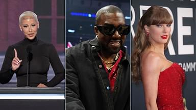 Amber Rose, Kanye West and Taylor Swift