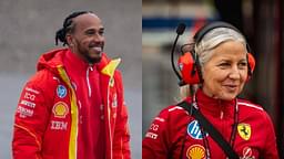 Lewis Hamilton (L) and Angela Cullen (R)