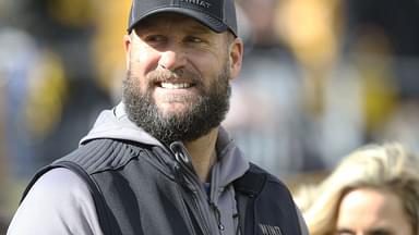 Pittsburgh Steelers former quarterback Ben Roethlisberger in attendance as the Steelers host the New Orleans Saints at Acrisure Stadium.