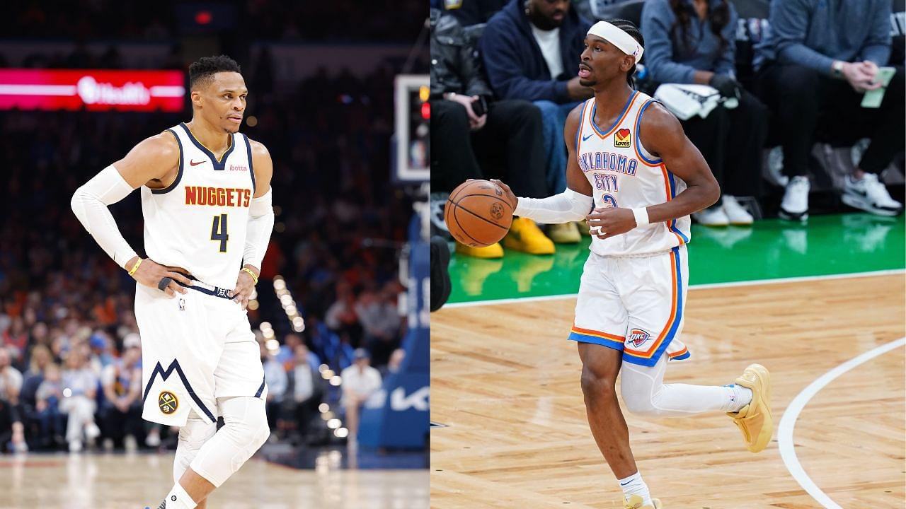 Russell Westbrook (L), Shai Gilgeous-Alexander (R)