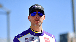 NASCAR Cup Series driver Denny Hamlin (11) during qualifying for the Pennzoil 400 at Las Vegas Motor Speedway.