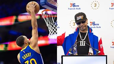 Stephen Curry (L), Allen Iverson (R)