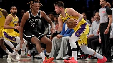 NBA: Los Angeles Lakers at Brooklyn Nets