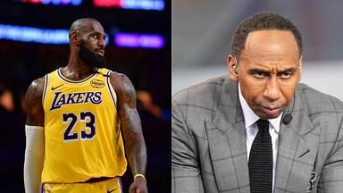 LeBron James (L), Stephen A. Smith (R)