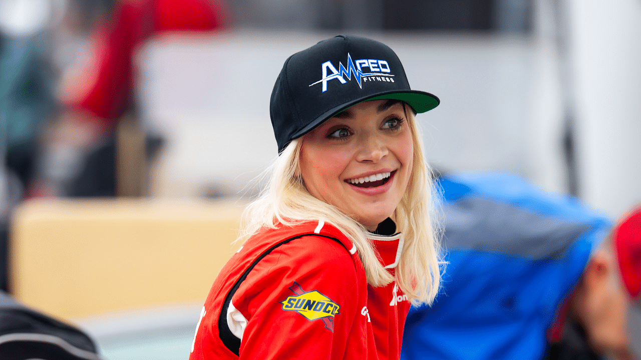 NASCAR Xfinity Series driver Natalie Decker (36) during qualifying for the United Rentals 300 at Daytona International Speedway.