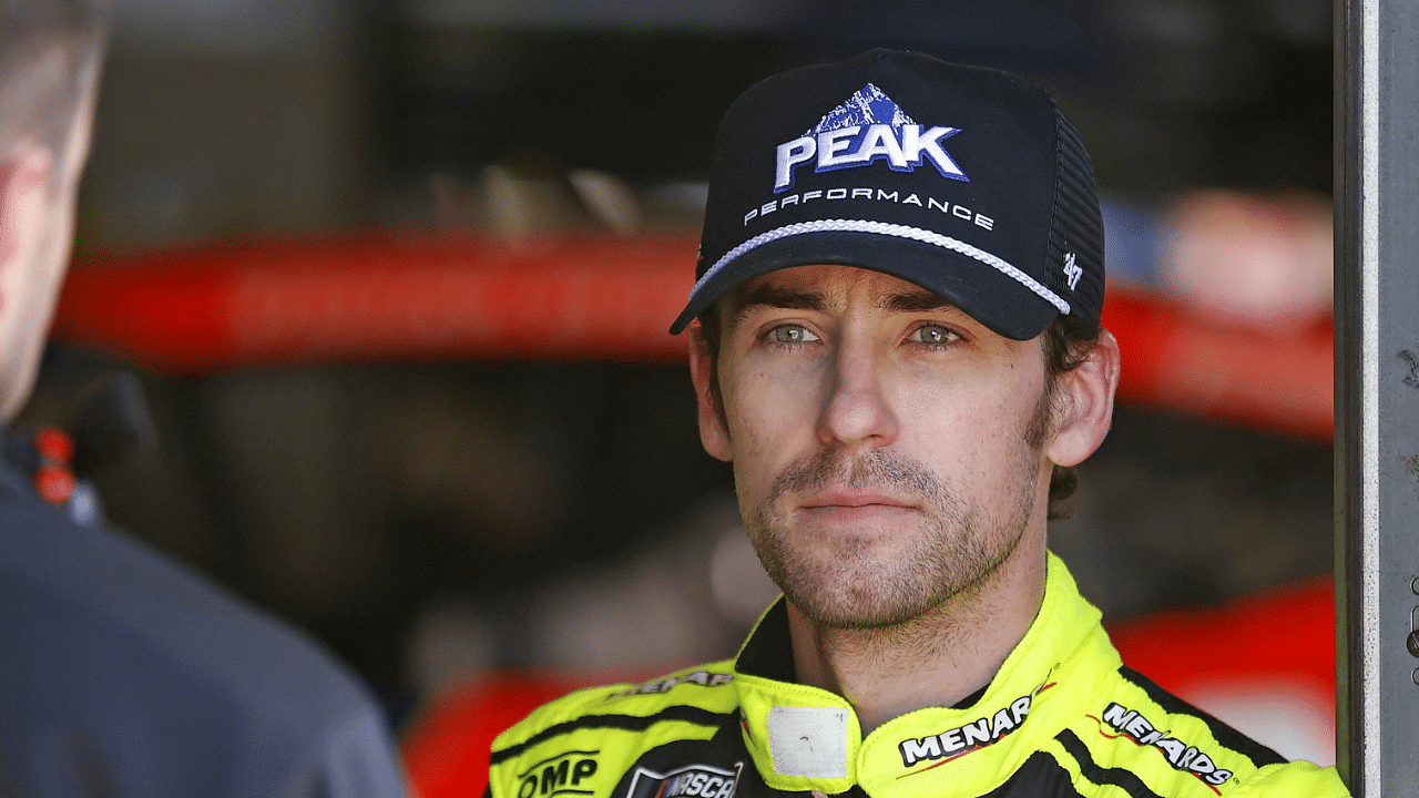 NASCAR Cup Series driver Ryan Blaney (12) during practice for the Daytona 500 at Daytona International Speedway.