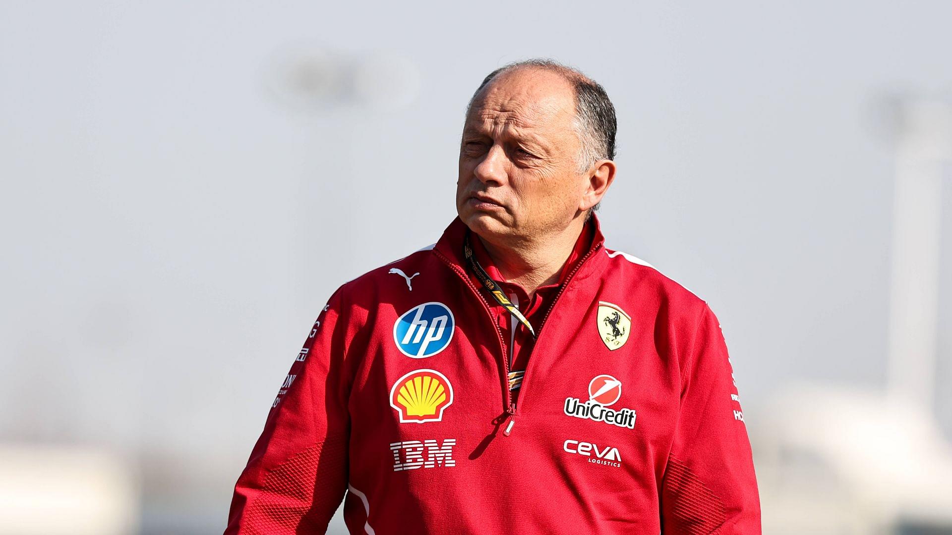 F1 Grand Prix Of China Frederic Vasseur of France and Scuderia Ferrari arrives at the track during the F1 Grand Prix of China at Shanghai International Circuit in Shanghai, China, on March 23, 2025