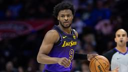 Bronny James NBA: Los Angeles Lakers at Philadelphia 76ers