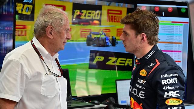 Dr Helmut Marko AUT, Oracle Red Bull Racing , 1 Max Verstappen NLD, Oracle Red Bull Racing , F1 Grand Prix of Brazil at Autodromo Jose Carlos Pace