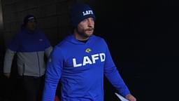 Los Angeles Rams head coach Sean McVay walks towards the field against the Philadelphia Eagles in a 2025 NFC divisional round game at Lincoln Financial Field.