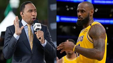 Stephen A. Smith(L) and LeBron James(R)