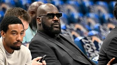 Shaquille O'Neal NBA: Playoffs-Minnesota Timberwolves at Dallas Mavericks