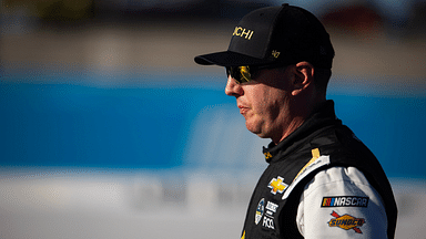 Nov 9, 2024; Avondale, Arizona, USA; NASCAR Cup Series driver Kyle Busch (8) during qualifying for the Championship race at Phoenix Raceway. Mandatory Credit: Mark J. Rebilas-Imagn Images