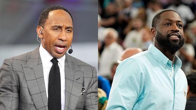 Stephen A. Smith (Left) and Dwyane Wade (Right)