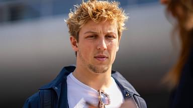 LIAM LAWSON (NZL) of Oracle Red Bull Racing 30 in the paddock during the FORMULA 1 HEINEKEN CHINESE GRAND PRIX 2025 MEDIA DAY at the Shanghai Audi International Circuit, Shanghai, China on 20 March 2025