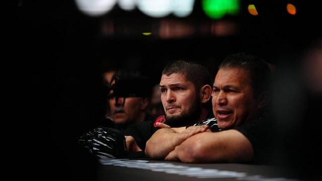 LA Khabib Nurmagomedov at Intuit Dome for UFC311 Makhachev vs Moicano on January 18, 2025 in Los Angeles, CA, United States.