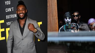 Aljamain Sterling (L), Playboy Carti (R)