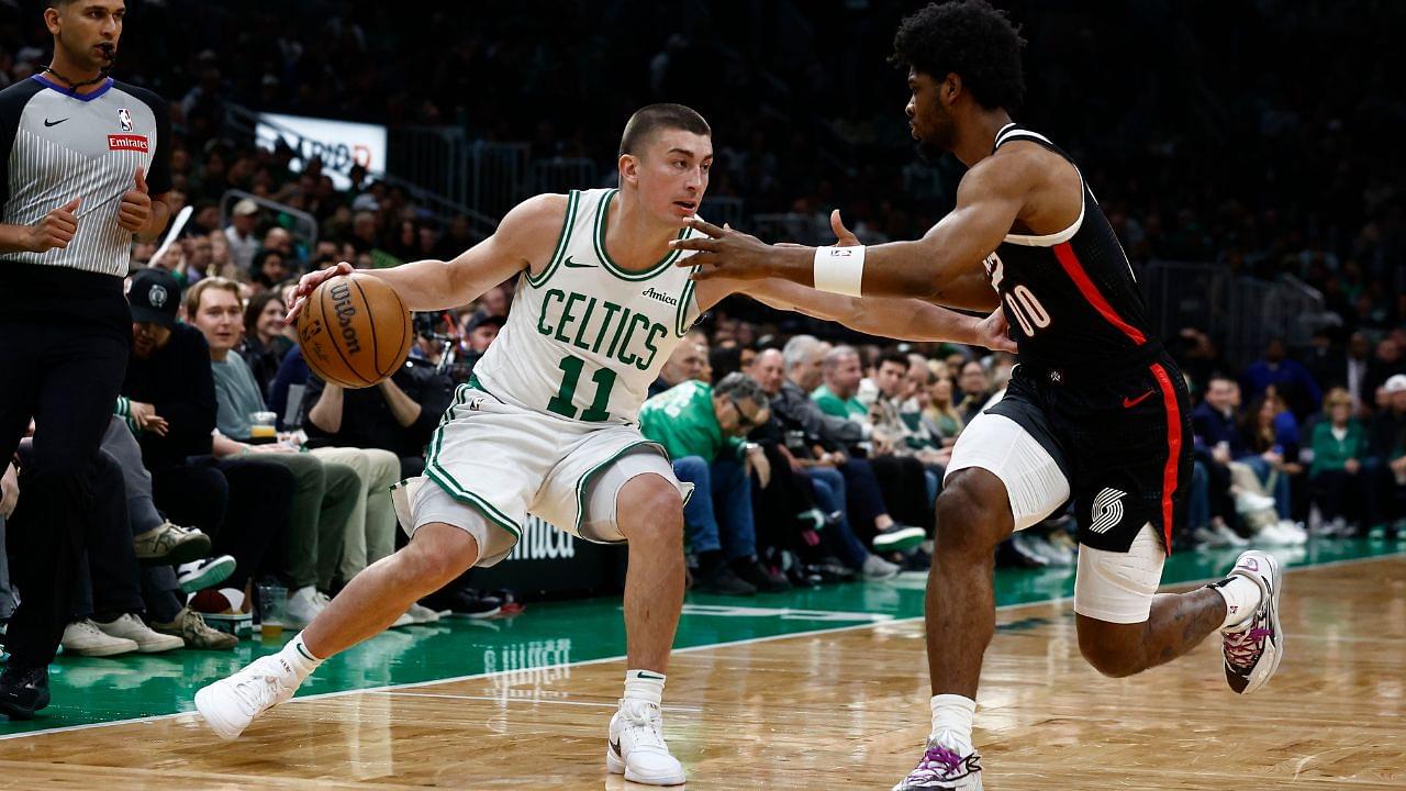 Payton Pritchard NBA: Portland Trail Blazers at Boston Celtics