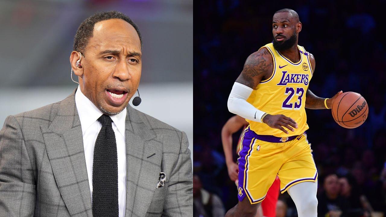 Stephen A. Smith(L) and LeBron James(R)