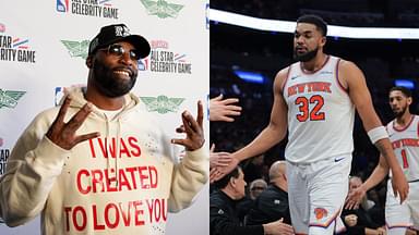 Baron Davis(L) and Karl-Anthony Towns(R)