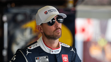 NASCAR Cup Series driver Denny Hamlin (11) during practice for the Daytona 500 at Daytona International Speedway.