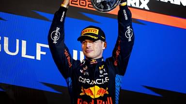 BAHRAIN - Max Verstappen (Red Bull Racing) wins the Bahrain Grand Prix