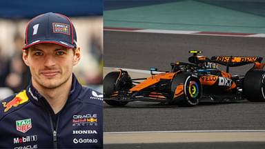 Max Verstappen (L) and McLaren MCL39 (R)