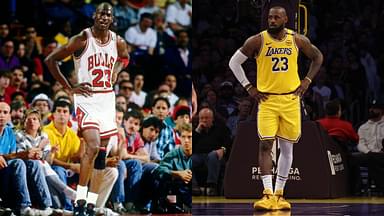 Michael Jordan and LeBron James