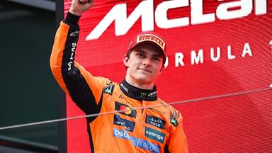 PIASTRI Oscar (aus), McLaren F1 Team MCL39, portrait podium during the Formula 1 Heineken Chinese Grand Prix 2025, 2nd round of the 2025 FIA Formula One World Championship