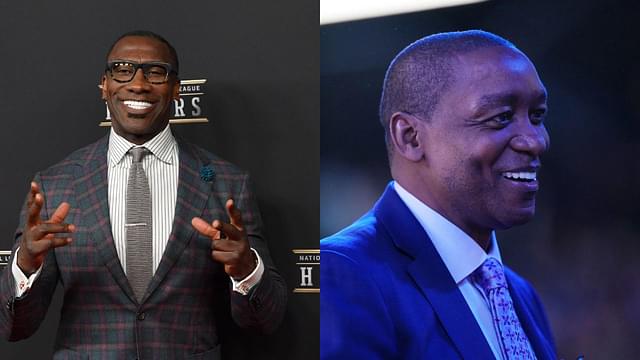 Shannon Sharpe (L), Isiah Thomas (R)