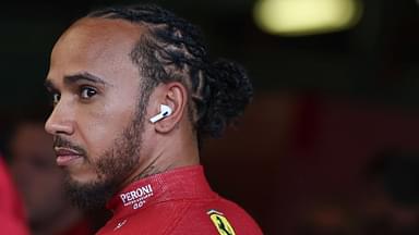 F1 Grand Prix Of Australia - Qualifying Lewis Hamilton of Great Britain and Scuderia Ferrari appears in the garage during Qualifying ahead of the F1 Grand Prix of Australia at Albert Park Circuit in Melbourne, Australia, on March 15, 2025.