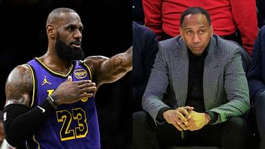 LeBron James (L) and Stephen A. Smith (R)