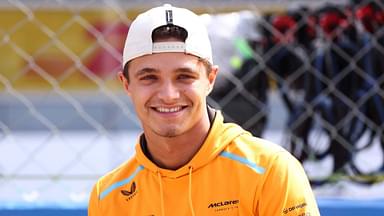 Lando Norris of McLaren during drivers parade before the F1 Grand Prix of Italy at Autodromo Nazionale on September 3, 2023 Monza, Italy