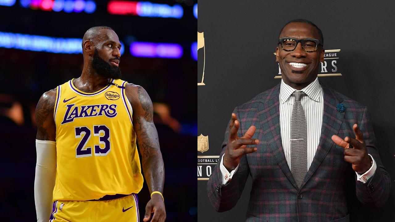 LeBron James and Shannon Sharpe