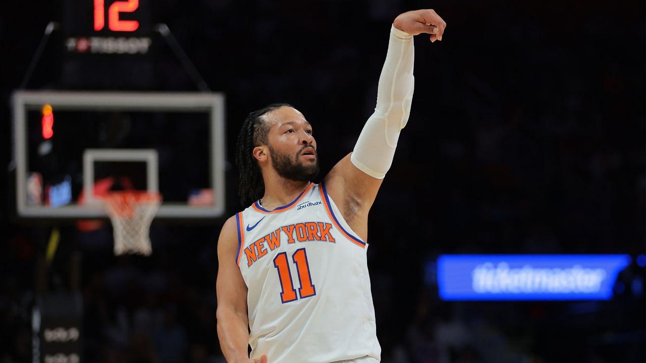 Jalen Brunson NBA: New York Knicks at Miami Heat