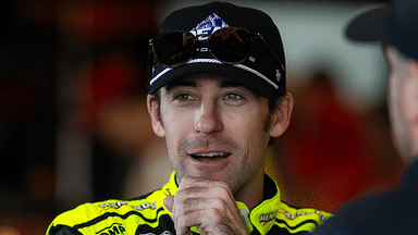 NASCAR Cup Series driver Ryan Blaney (12) during practice for the Daytona 500 at Daytona International Speedway.