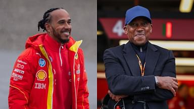 Lewis Hamilton (L) and Anthony Hamilton (R)